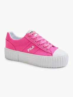 FILA Roze Platform Canvas Sneaker-Dames Sneakers