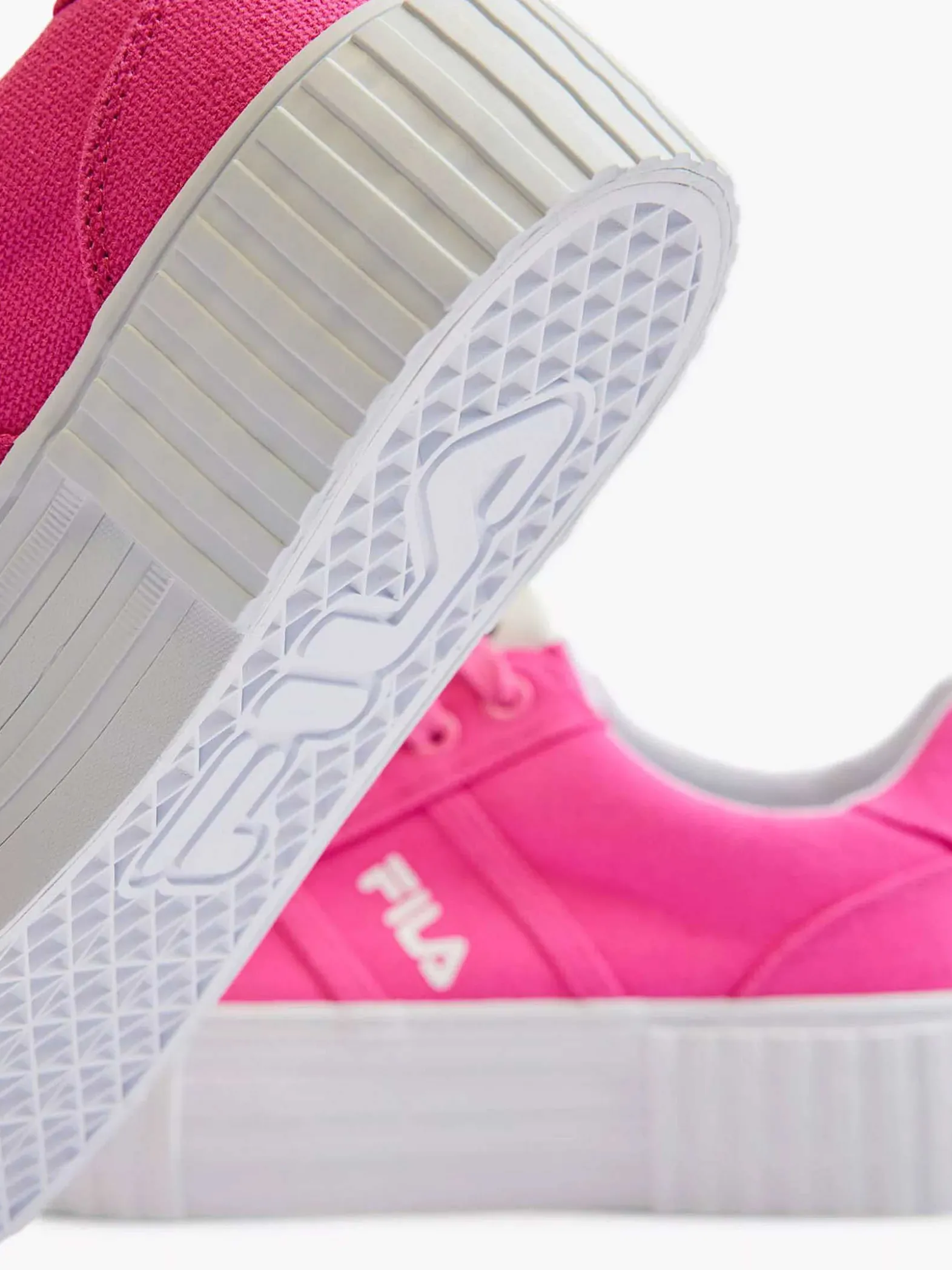 FILA Roze Platform Canvas Sneaker-Dames Sneakers