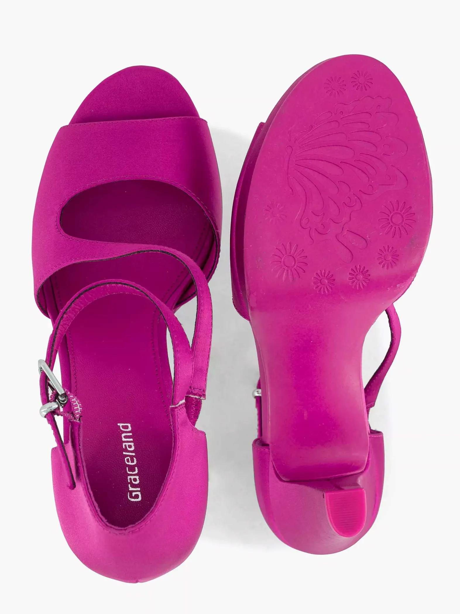 Graceland Roze Pump Satijn-Dames Pumps