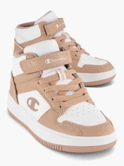 Champion Roze Rebound 2.0 Mid G-Kinderen Jongensschoenen