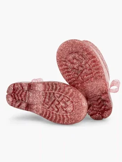 Landrover Roze Regenlaars Glitter Strik-Kinderen Jongensschoenen