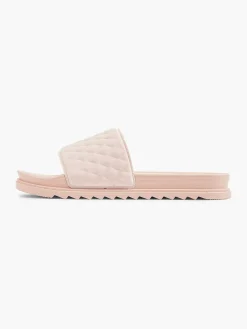 Oxmox Roze Slipper Doorgestikt-Dames Slippers