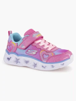 Skechers Roze Sneaker Lichtjes-Kinderen Jongensschoenen