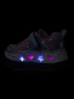 Skechers Roze Sneaker Lichtjes-Kinderen Babyschoenen