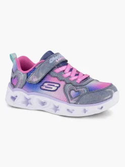 Skechers Roze Sneaker Lichtjes-Kinderen Babyschoenen