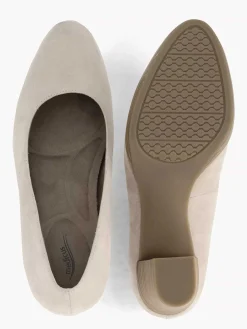 Medicus Taupe Beige Comfort Pump-Dames Comfort Schoenen
