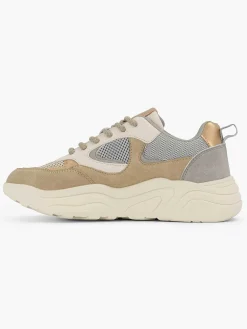Oxmox Taupe Chunky Sneaker-Dames Sneakers