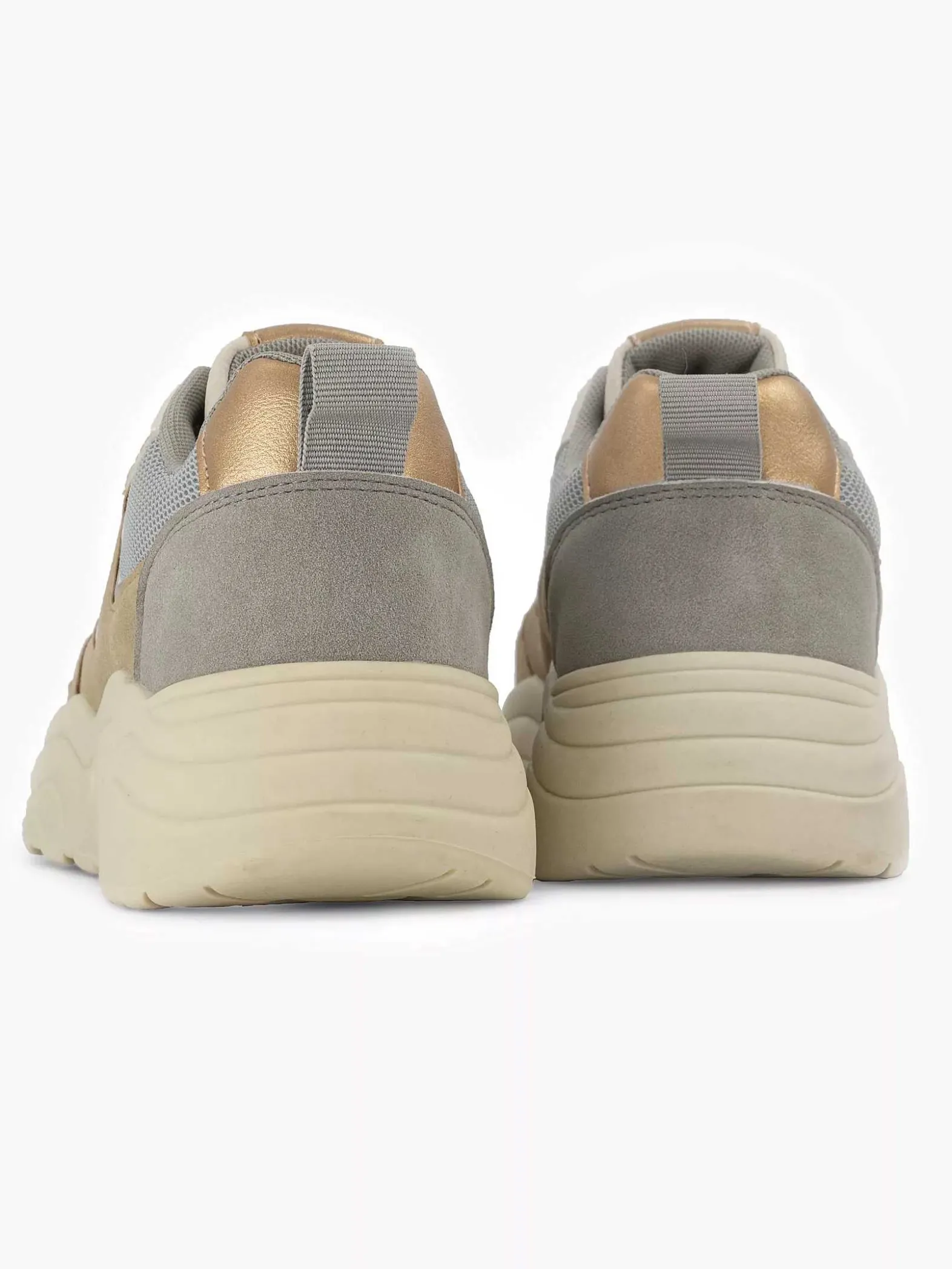 Oxmox Taupe Chunky Sneaker-Dames Sneakers