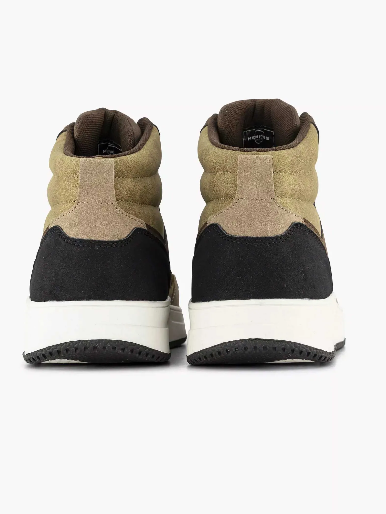 Memphis One Taupe Hoge Sneaker-Heren Sneakers