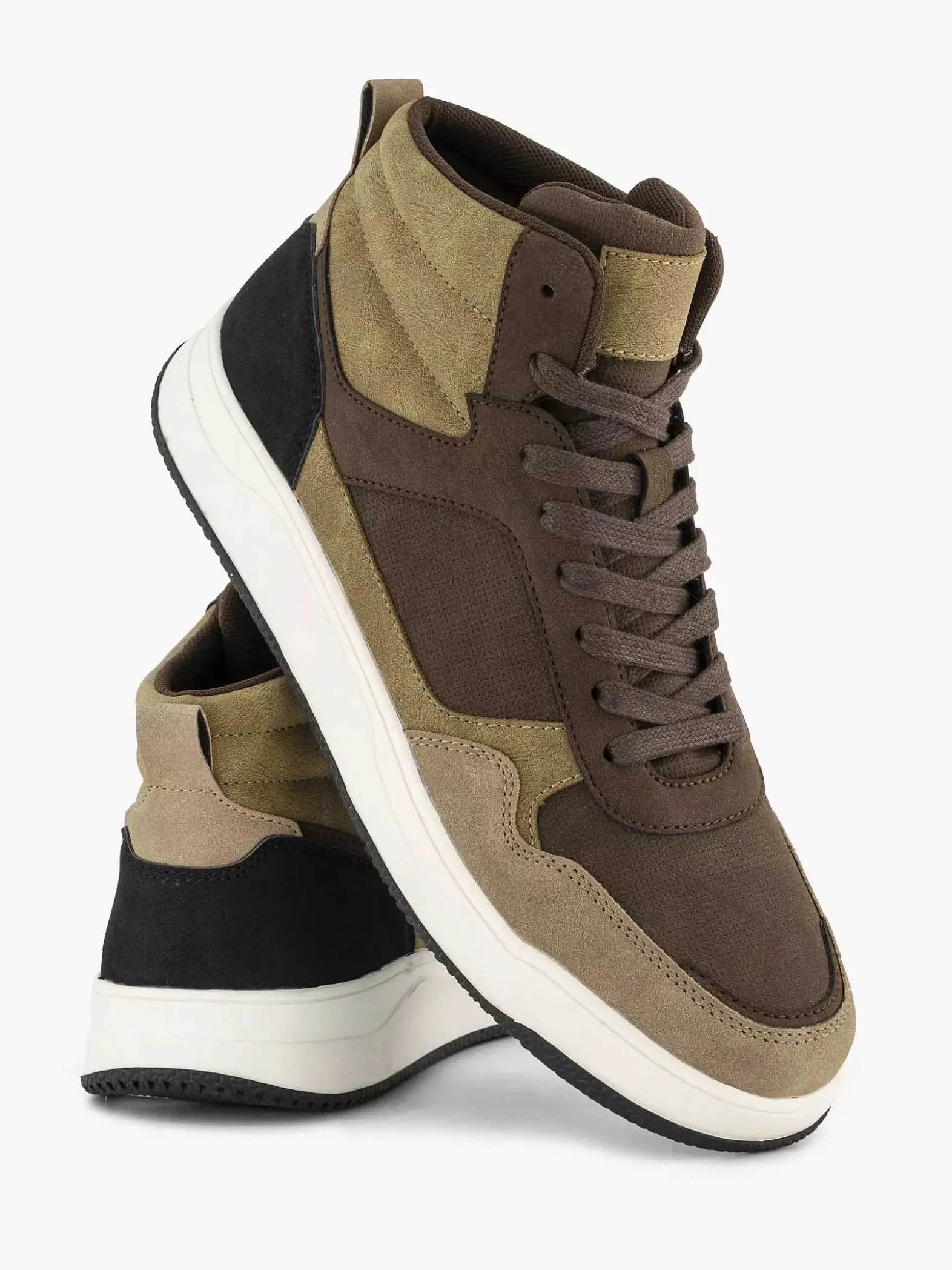 Memphis One Taupe Hoge Sneaker-Heren Sneakers