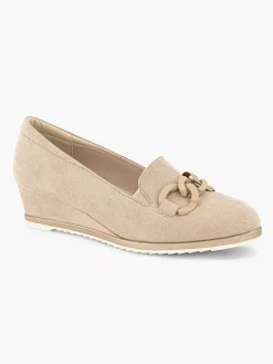 Graceland Taupe Pump Sleehak-Dames Pumps