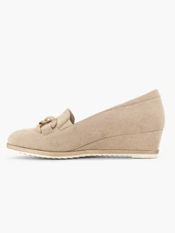 Graceland Taupe Pump Sleehak-Dames Pumps