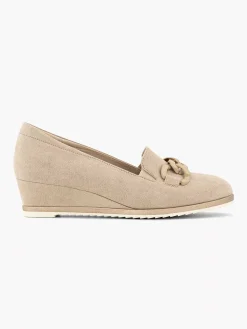 Graceland Taupe Pump Sleehak-Dames Pumps