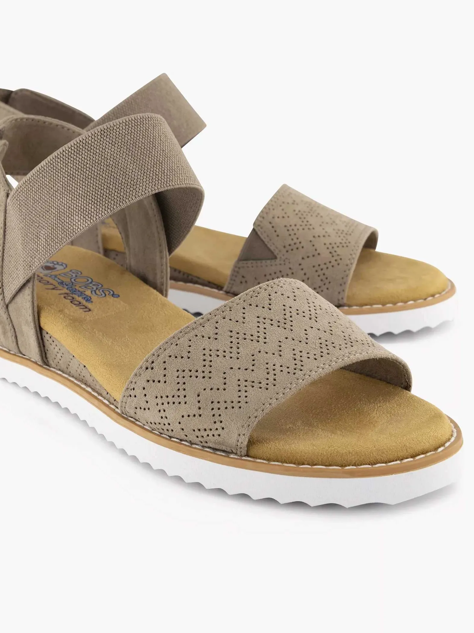 Skechers Taupe Sandaal-Dames Sandalen
