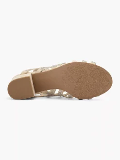 Graceland Taupe Sandalette-Dames Sandalen