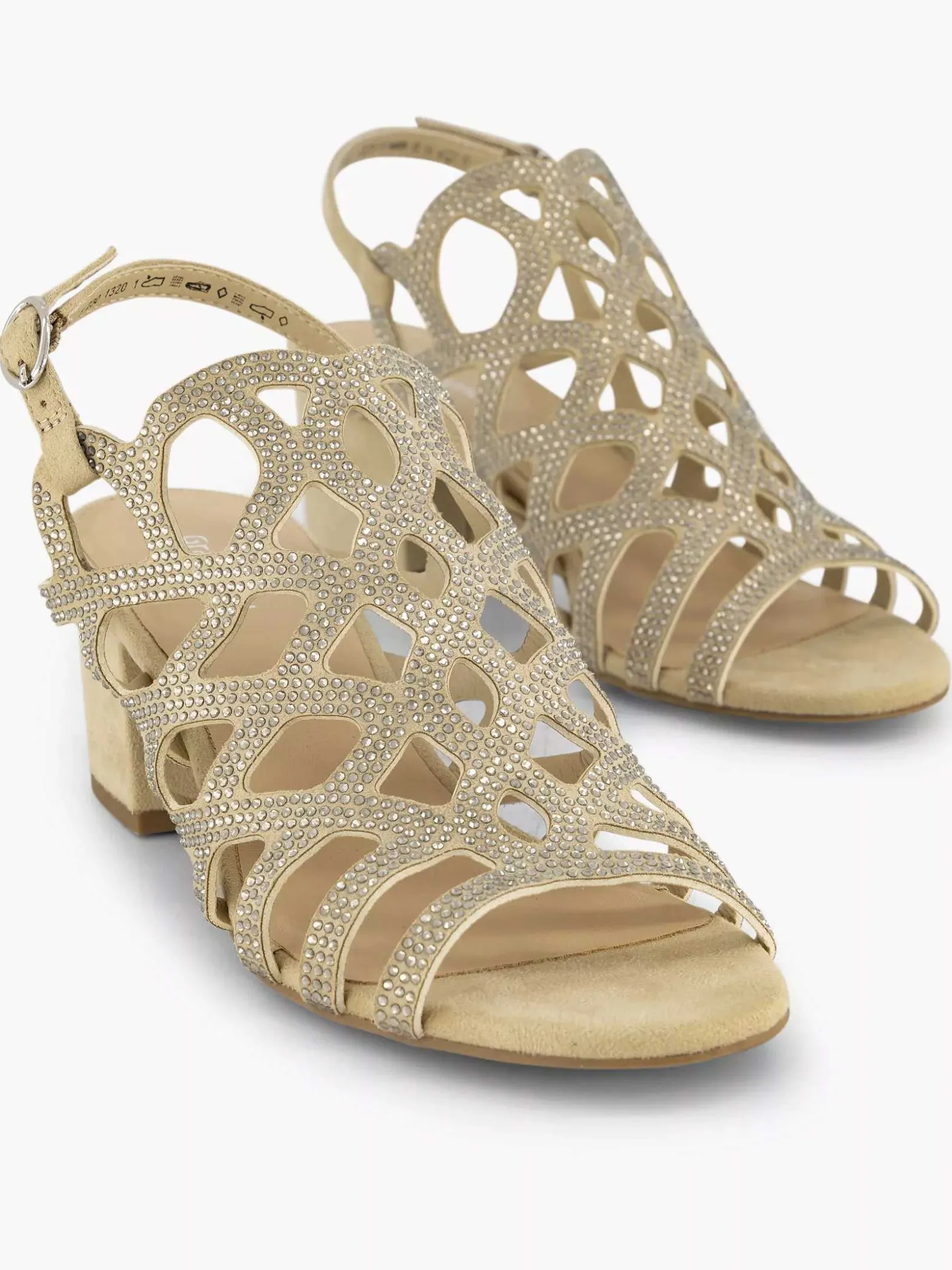 Graceland Taupe Sandalette-Dames Sandalen