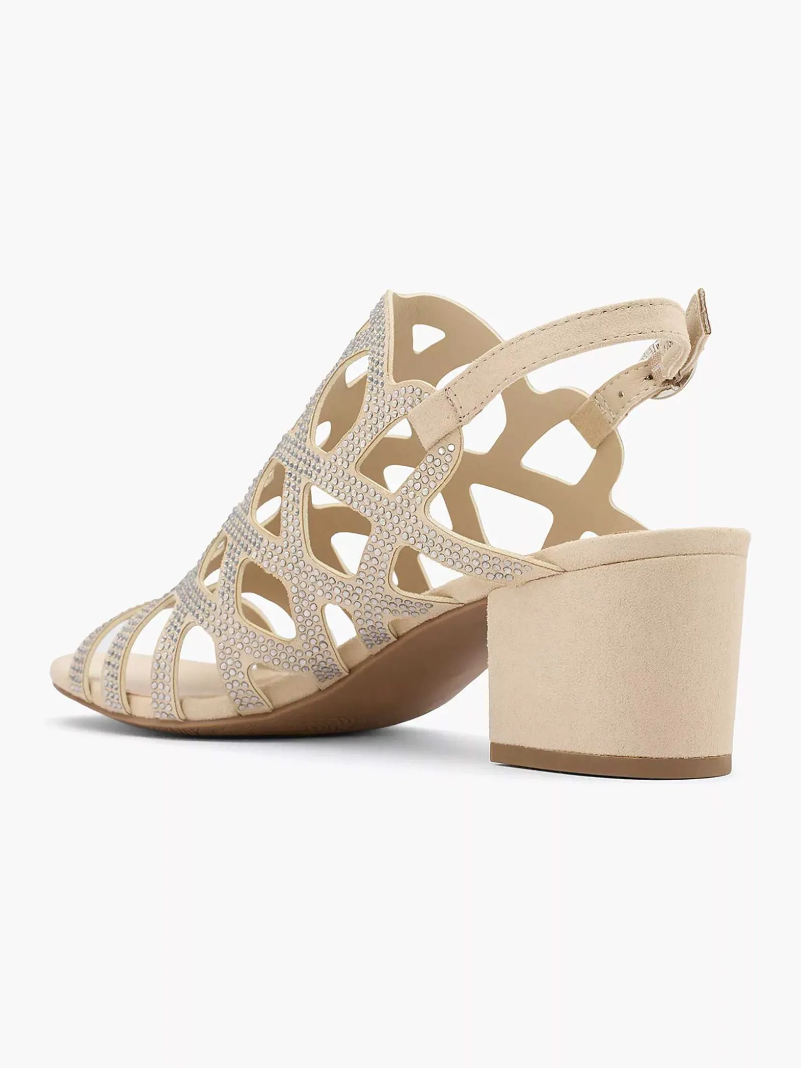 Graceland Taupe Sandalette-Dames Sandalen