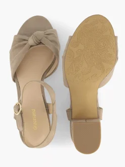 Graceland Taupe Sandalette-Dames Sandalen