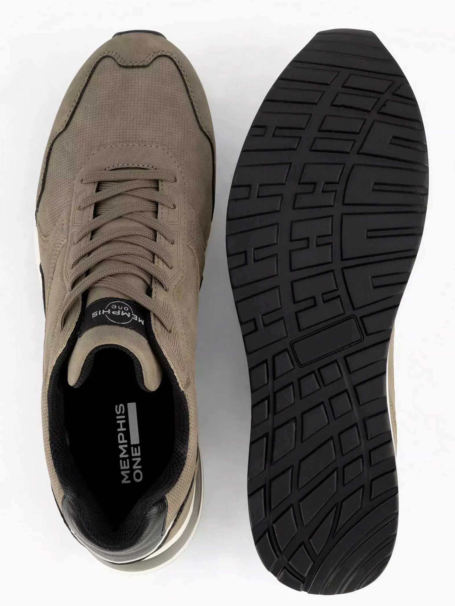 Memphis One Taupe Sneaker-Heren Sneakers