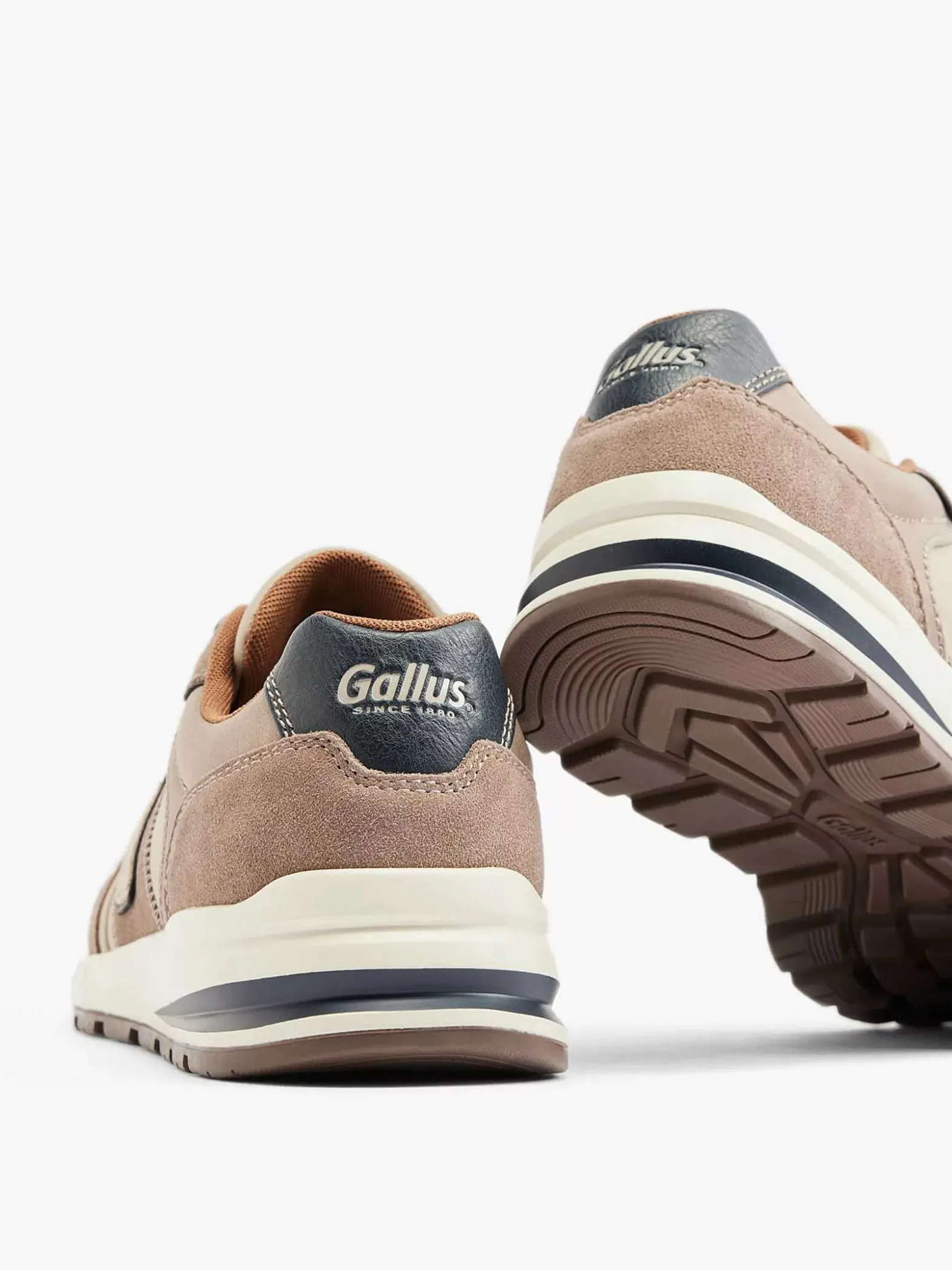 Gallus Taupe Sneaker-Heren Sneakers