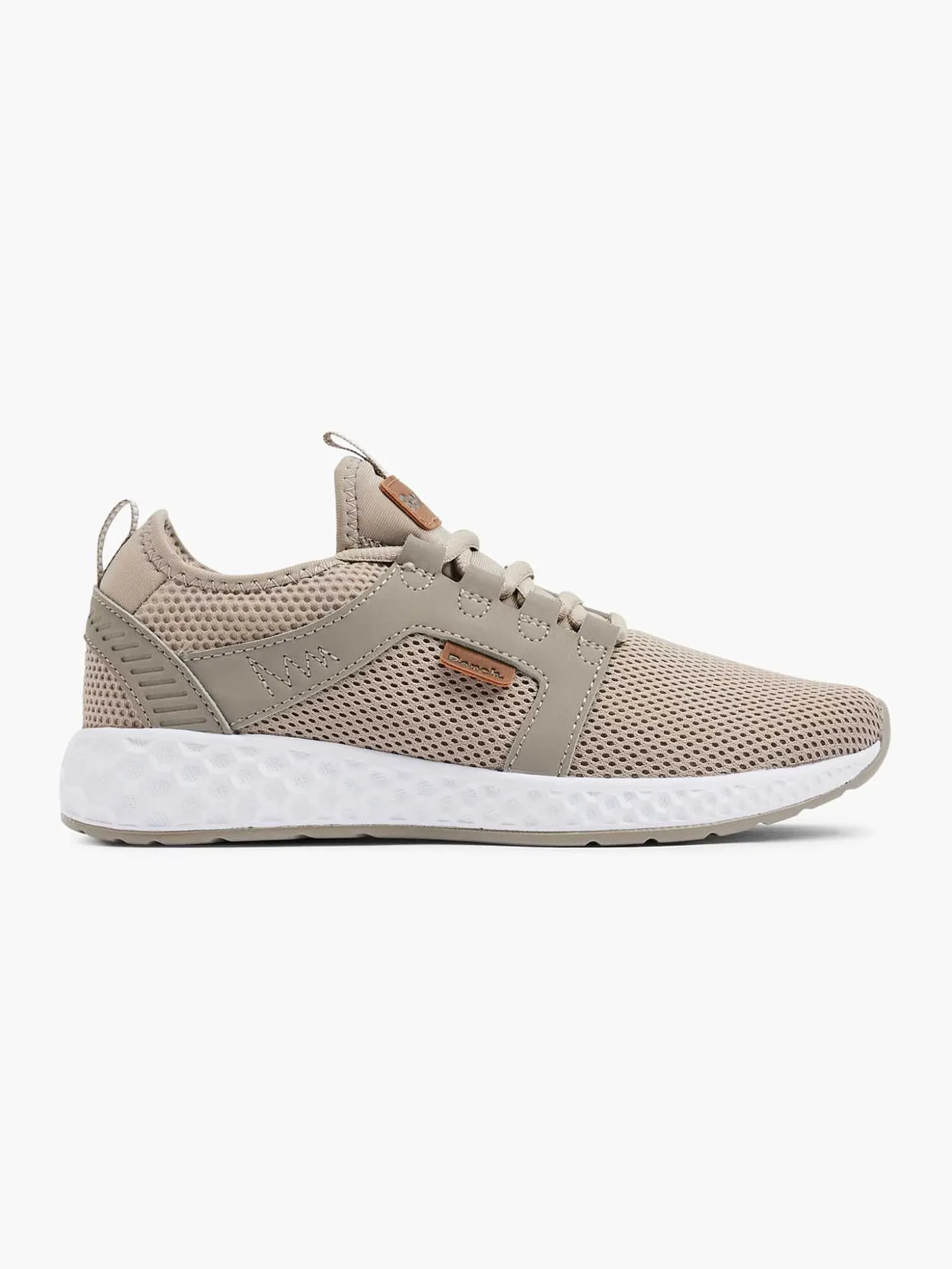 Bench Taupe Sneaker Memory Foam-Dames Sneakers