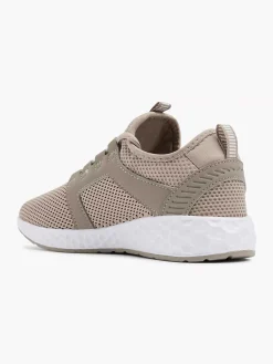 Bench Taupe Sneaker Memory Foam-Dames Sneakers