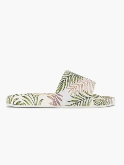 Blue Fin Wit/ Groene Slipper Bladeren-Kinderen Jongensschoenen