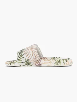 Blue Fin Wit/ Groene Slipper Bladeren-Kinderen Jongensschoenen