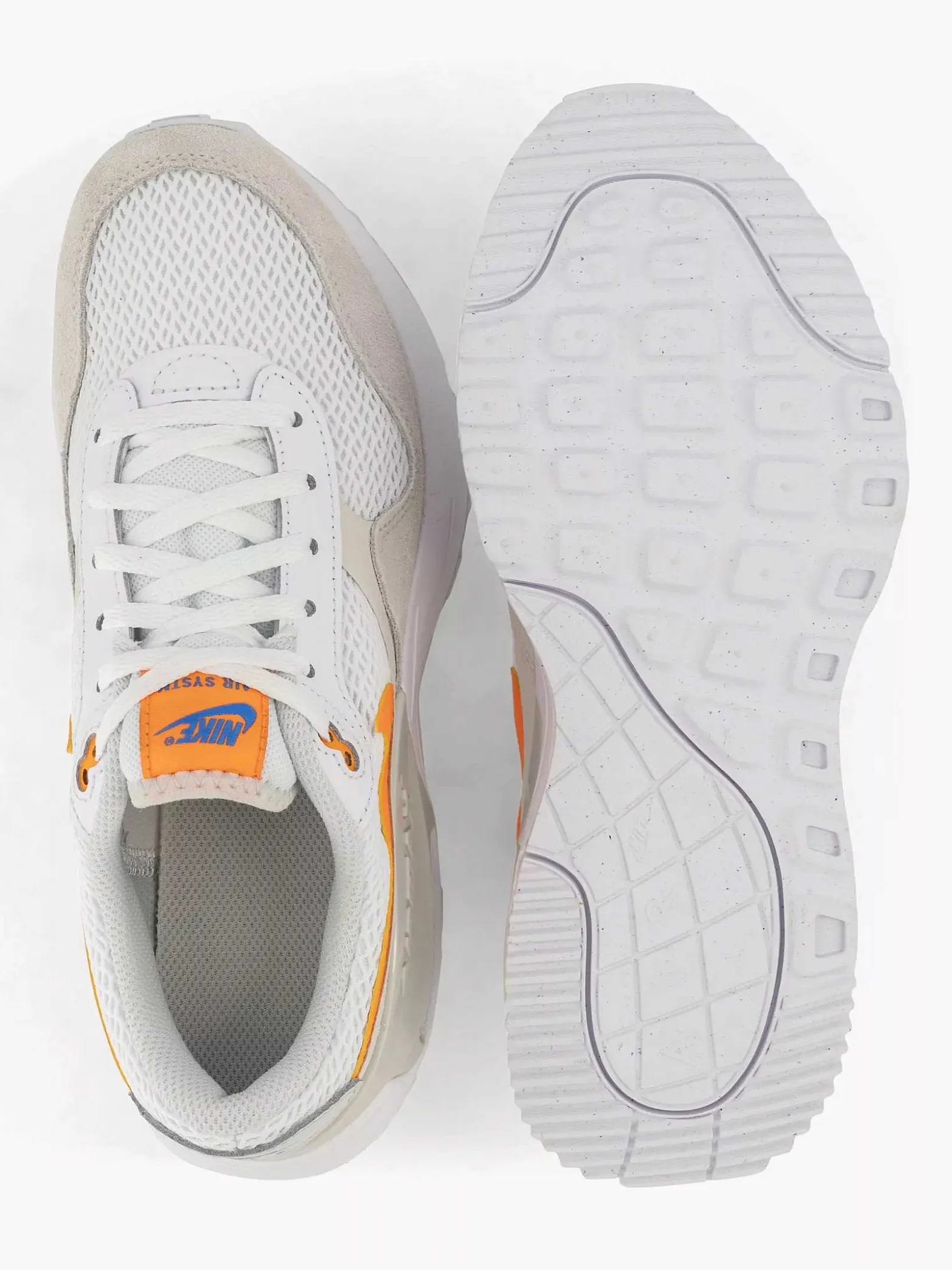 Nike Witte Air Max Systm-Kinderen Jongensschoenen