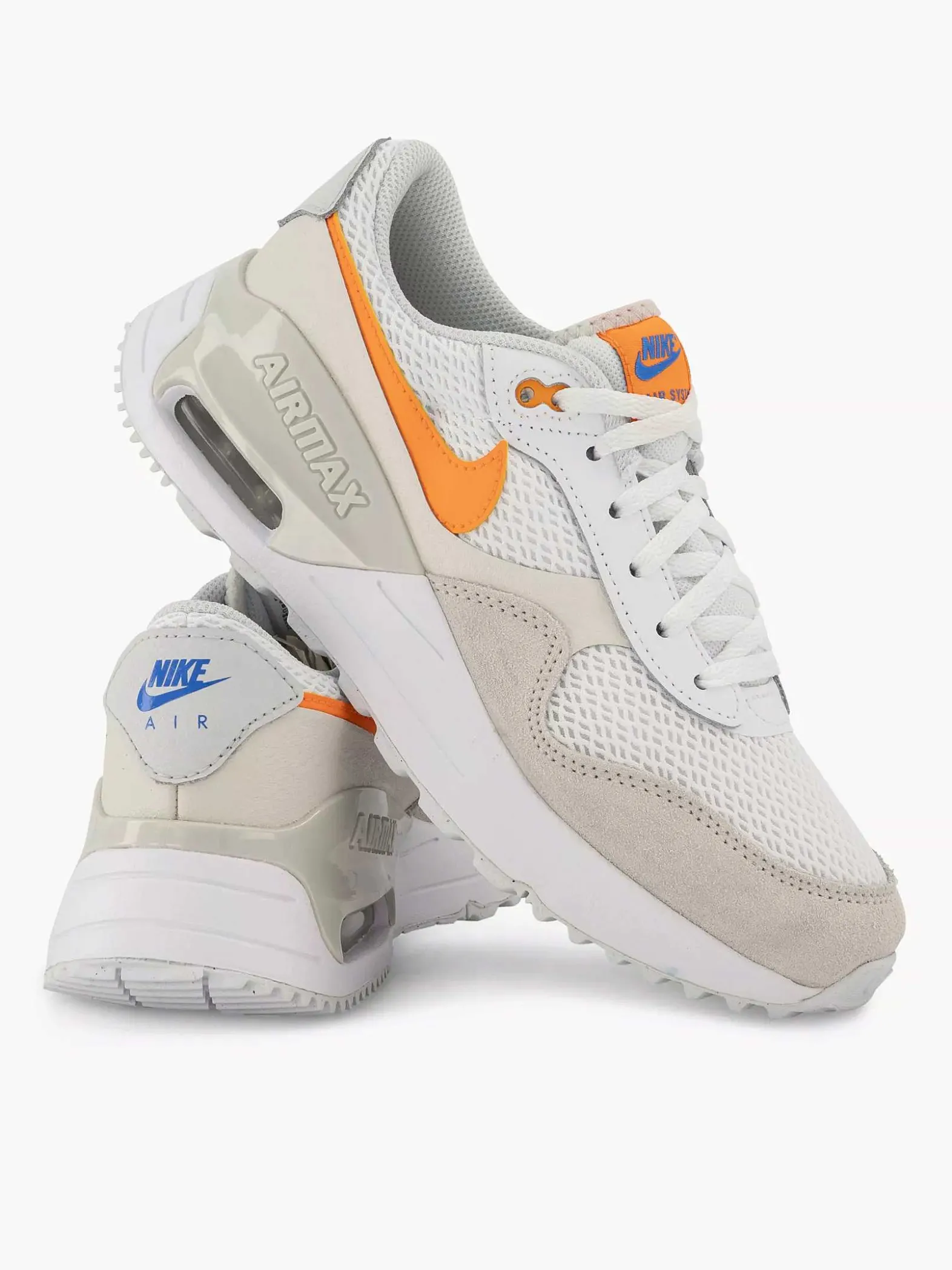 Nike Witte Air Max Systm-Kinderen Jongensschoenen