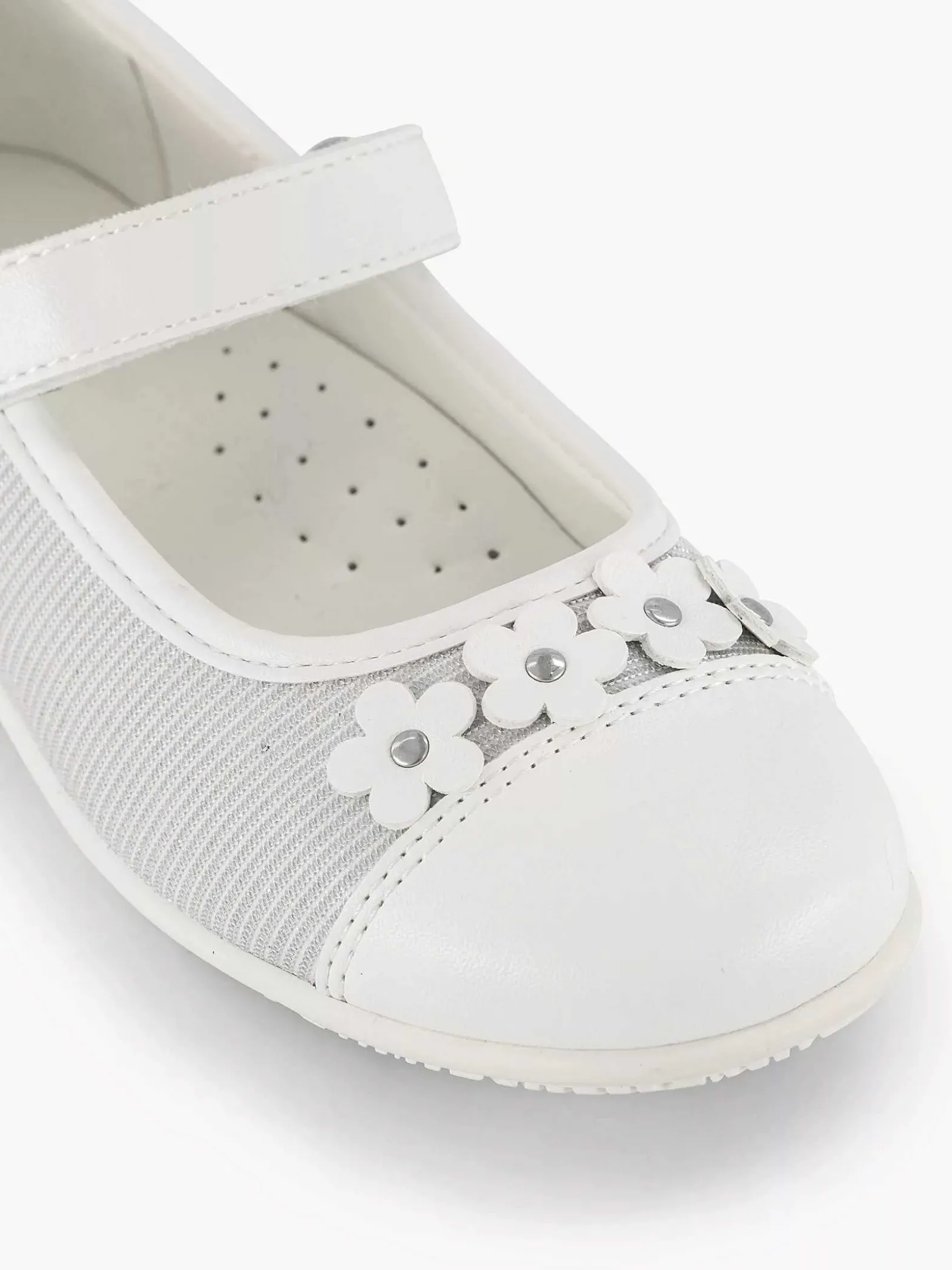 Graceland Witte Ballerina Bloemen-Kinderen Babyschoenen