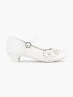 Cupcake Couture Witte Ballerina Bloemetjes-Kinderen Jongensschoenen