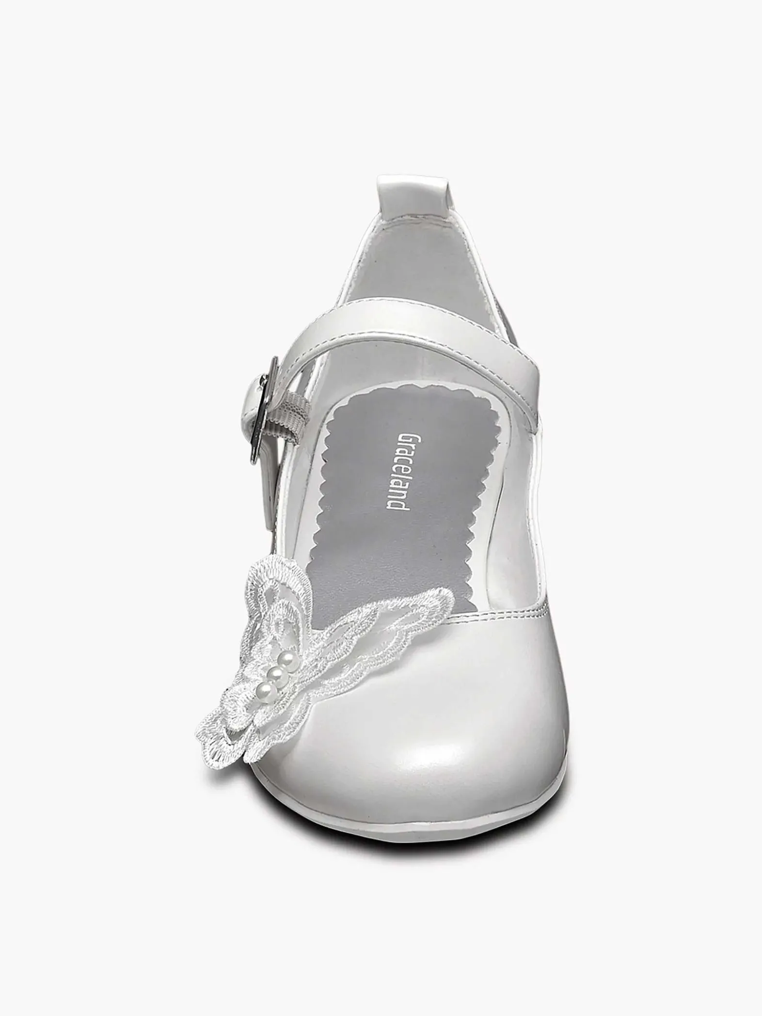 Graceland Witte Ballerina Vlinder-Kinderen Babyschoenen