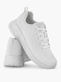 Skechers Witte Bobs Buno - How Sweet-Dames Sneakers