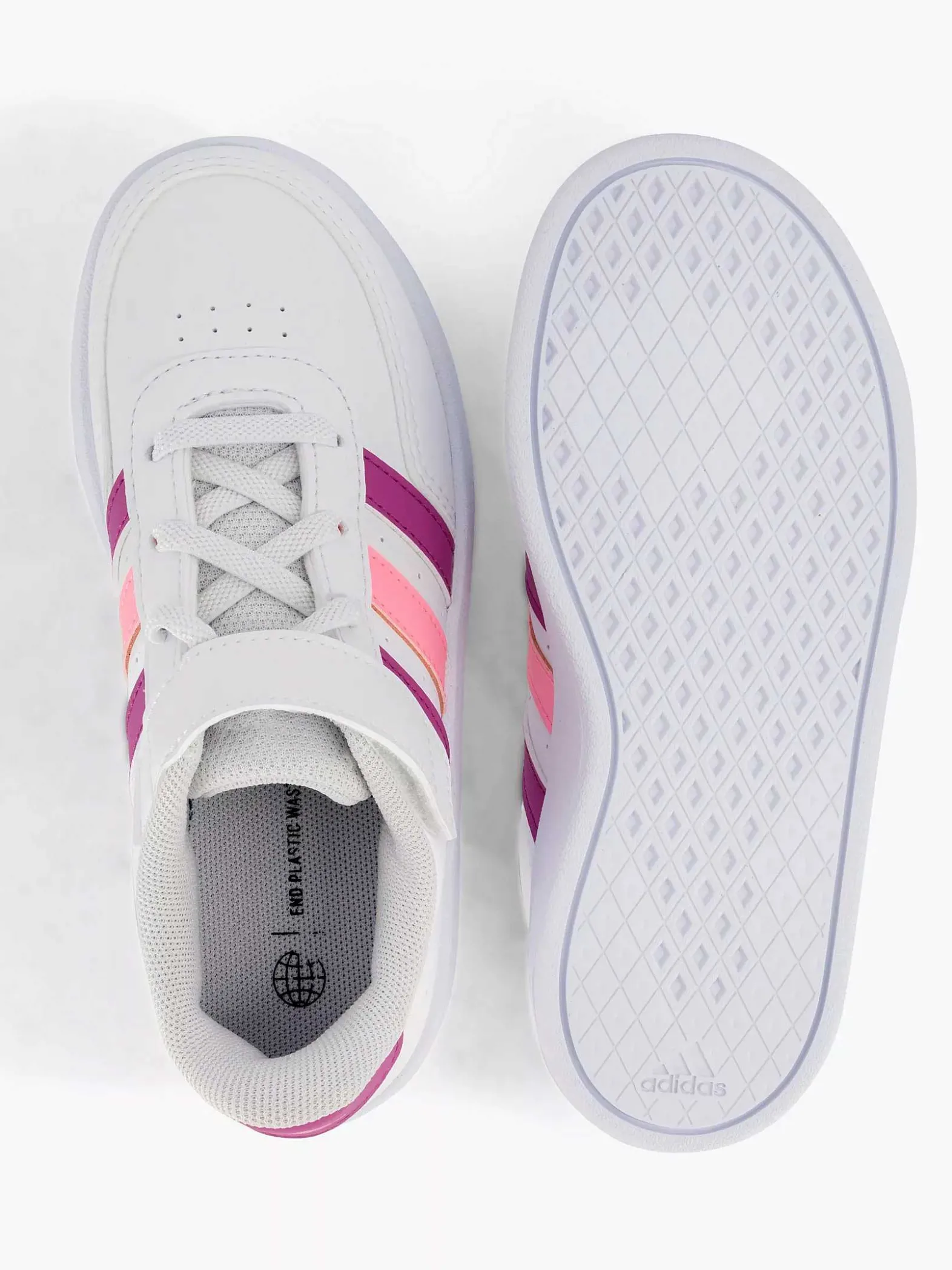 adidas Witte Breaknet 2.0 El K-Kinderen Jongensschoenen
