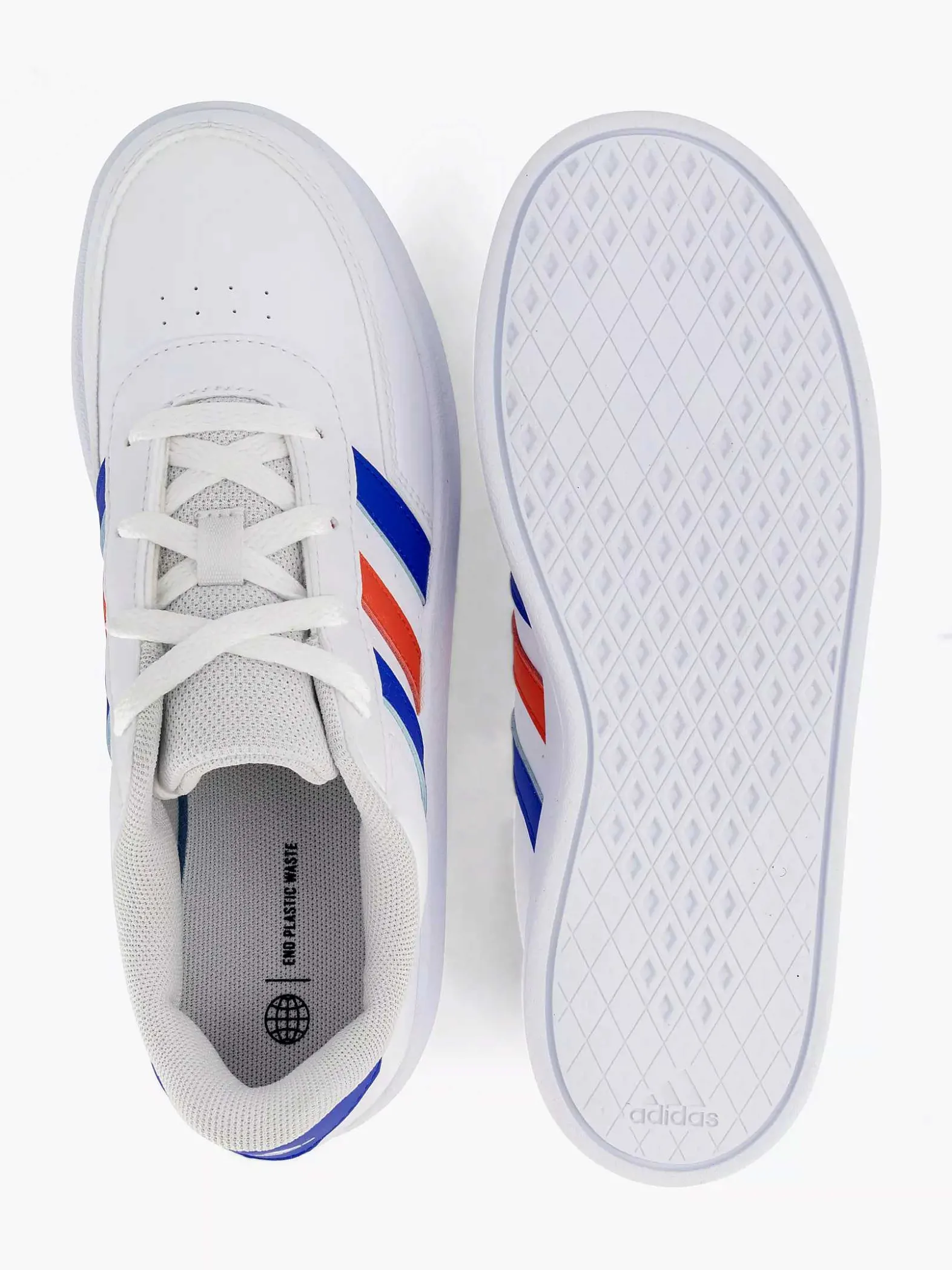 adidas Witte Breaknet 2.0 K-Kinderen Jongensschoenen