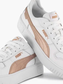 Puma Witte Carina Street Rose-Dames Sneakers