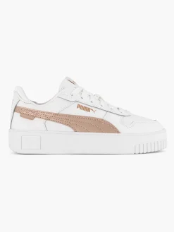 Puma Witte Carina Street Rose-Dames Sneakers