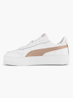 Puma Witte Carina Street Rose-Dames Sneakers