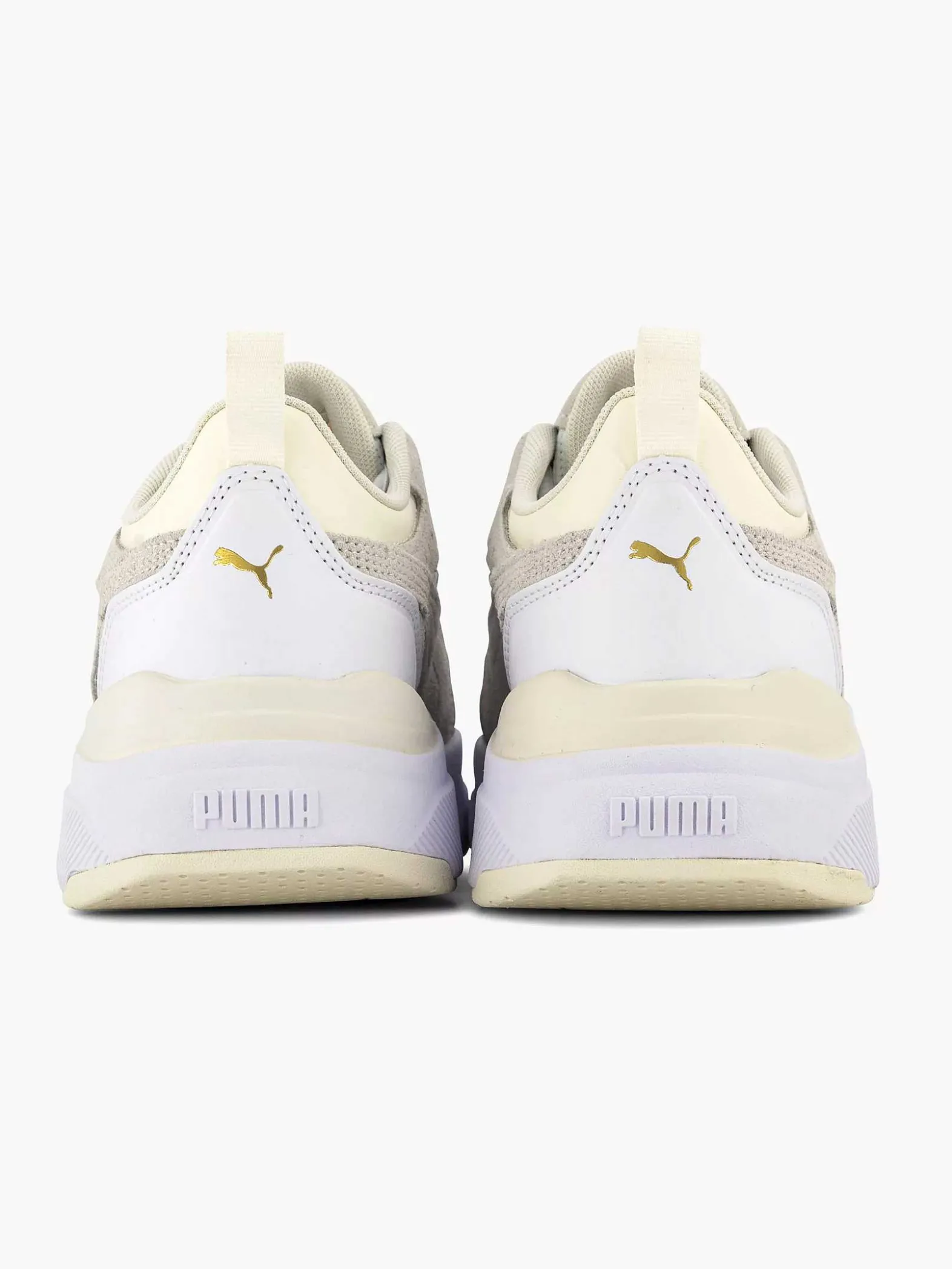 Puma Witte Cassia Laser Cut-Dames Sneakers