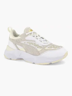 Puma Witte Cassia Laser Cut-Dames Sneakers