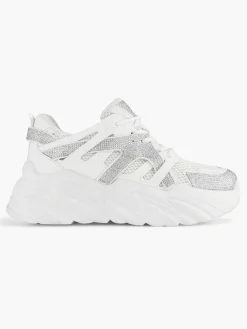 Oxmox Witte Chunky Sneaker-Dames Sneakers