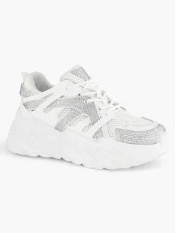 Oxmox Witte Chunky Sneaker-Dames Sneakers