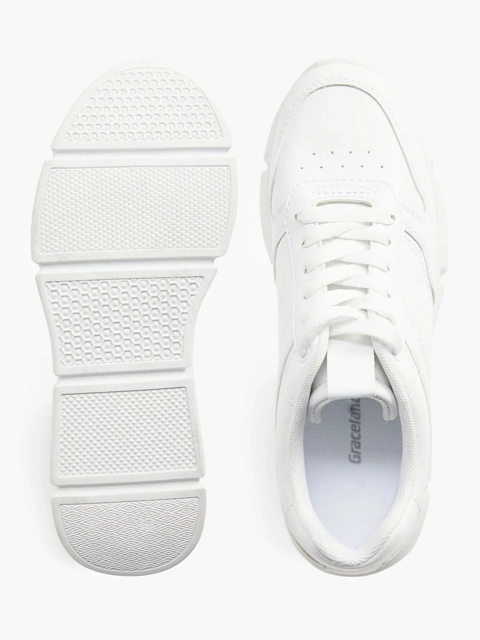 Graceland Witte Chunky Sneaker-Dames Sneakers