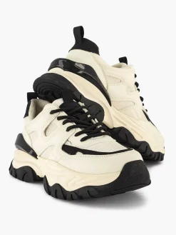 Oxmox Witte Chunky Sneaker-Dames Sneakers
