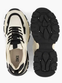 Oxmox Witte Chunky Sneaker-Dames Sneakers
