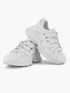 Oxmox Witte Chunky Sneaker-Dames Sneakers
