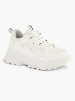 Oxmox Witte Chunky Sneaker-Dames Sneakers