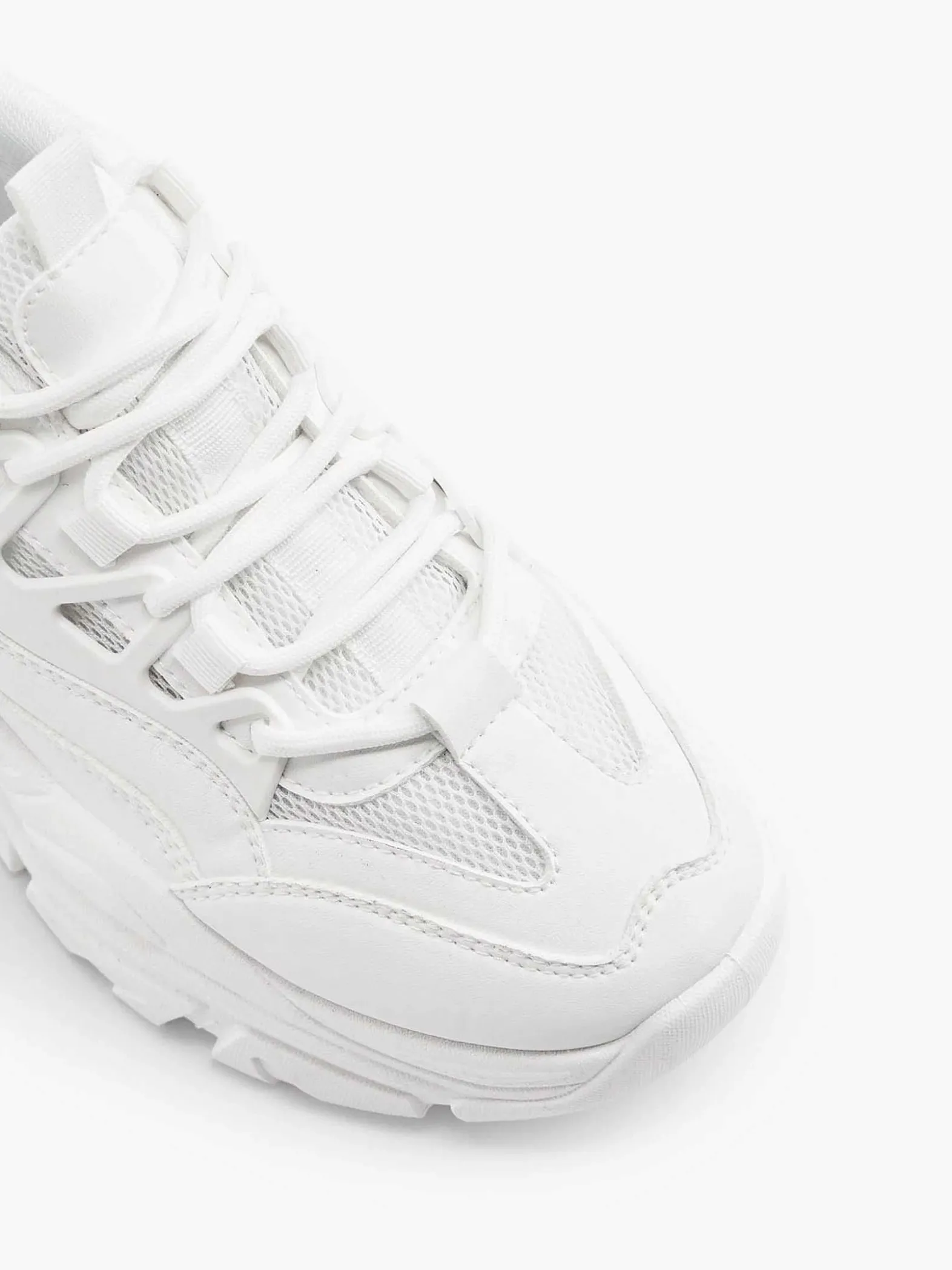 Oxmox Witte Chunky Sneaker-Dames Sneakers