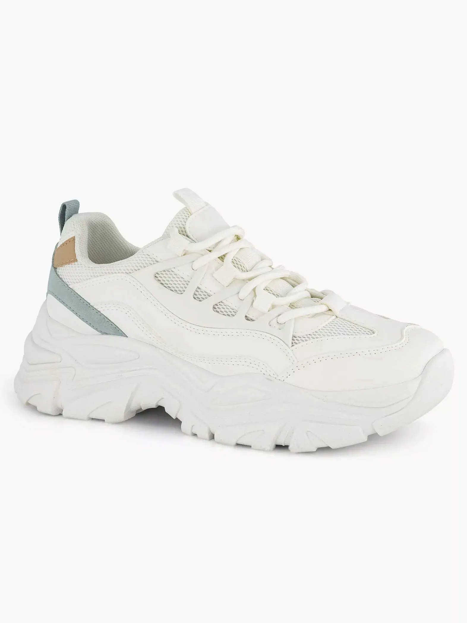 Oxmox Witte Chunky Sneaker-Dames Sneakers